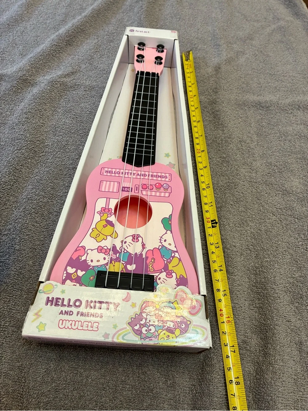 Hello Kitty Pink Kids Ukulele — Hello Kitty and Friends